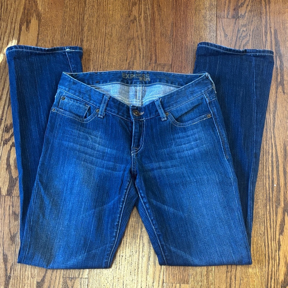 Express Dark Wash Bootcut Jean